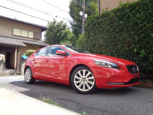 Ｖ４０ Ｔ４　ＳＥ　１オナ禁煙Ｈ白革メモリ／パワー／ヒータ・スマート鍵・ＬＥＤ＆ＨＩＤ・ＩＣＴＢ６速ＡＴティップ・ＴＶナビＢカメＥＴＣ・革巻ステア・ＢＬＩＳ追従クルーズ＆追突軽減・死角警告＆レーンキープ大径アルミ取説記録（75枚目）