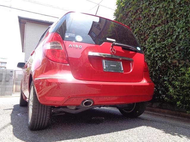 Ａクラス Ａ１８０　エレガンス　最終１オナ禁煙・ＨＩＤ・Ｈ黒本革・前後クロームグリル＆フォグ＆センサ・電動コーナーポール・埋込ナビＥＴＣ・革ステアスイッチ／ティップシフト／クルコン・鏡マーカ・バイザー・専デザインアルミ取説記録Ｓキー（52枚目）