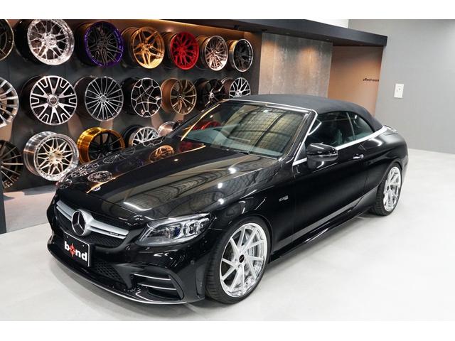 C43 4マチック カブリオレ 黒革 黒幌 ワイドモニター(7枚目)