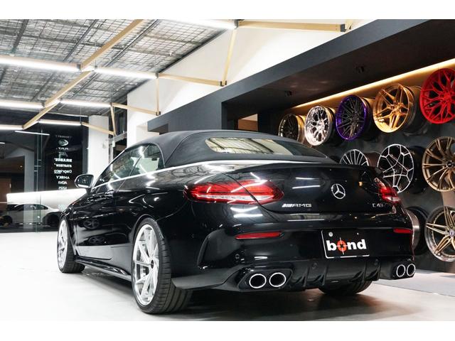 C43 4マチック カブリオレ 黒革 黒幌 ワイドモニター(8枚目)