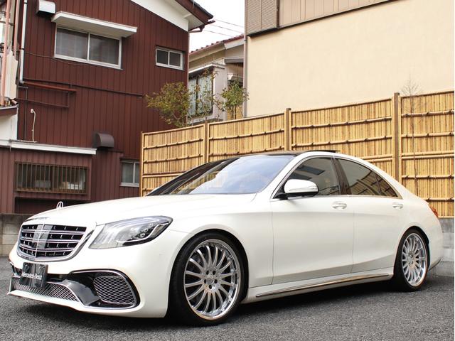 S400ハイブリッド エクスクルーシブ 右H AMGスポーツPKG 後期S65AMGスタイル 禁煙 黒本革 HDDナビ 地デジ レーダーセーフティ 360°カメラ パノラマルーフ 新品カールソン21インチアルミホイール オートトランク(7枚目)
