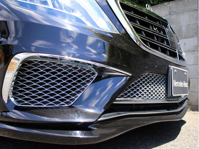 S550ロング S65スタイル シュレンザーマフラー 新品22インチアルミ 左H 正規D車 フルエアロ フロントリップ 後期ルックグリル レッドキャリパー ローダウン 黒本革 パノラマルーフ 純正HDDナビ DTV(26枚目)