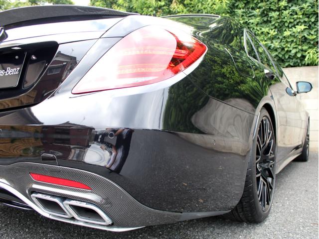 S560 4マチックロング AMGライン 後期型 ZEES可変式マフラー カールソン20インチAW 左H 正規D車 ロリンザーリップスポイラー ローダウン AMGマフラーエンド カーボンリヤディフューザー カーボンスポイラー HDDナビ 禁煙(22枚目)