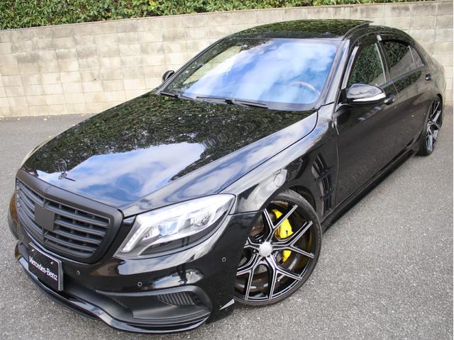 S550ロング 左H WALDコンプリートスタイル WALD22インチアルミホイール レーダーセーフティ ローダウン 禁煙 キーレスゴー HDDナビ 地デジ バックカメラ Bluetooth パノラミックルーフ(7枚目)