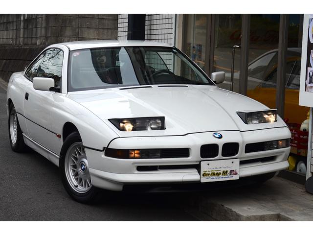 ８シリーズ ８４０Ｃｉ　■ホワイトカラー■オールＮＥＷペイント！■純正１６ｉｎＢＢＳアルミ■Ｖ８エンジン■２８６馬力■ブラックレザー■パワーシート■サンルーフ■左ハンドル■正規ディーラー車■当店メンテナンス車両■ノーマル車■（2枚目）