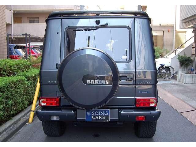 Ｇクラス Ｇ３５０　ブルーテック　ロング　ディーゼルターボ　４ＷＤ　ＢＲＡＢＵＳカスタム　２２ＡＷ　サイドマフラー　ファブリックシート　禁煙車（4枚目）