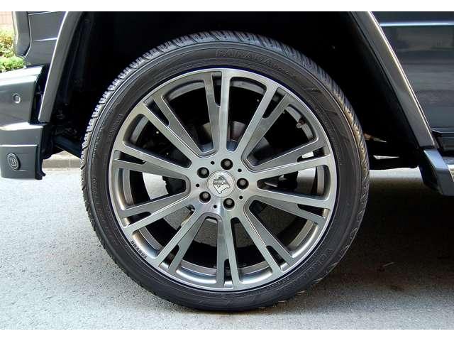 Ｇクラス Ｇ３５０　ブルーテック　ロング　ディーゼルターボ　４ＷＤ　ＢＲＡＢＵＳカスタム　２２ＡＷ　サイドマフラー　ファブリックシート　禁煙車（7枚目）