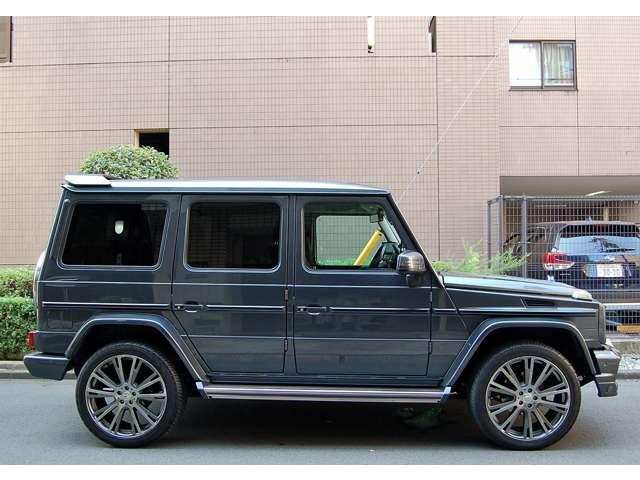 Ｇクラス Ｇ３５０　ブルーテック　ロング　ディーゼルターボ　４ＷＤ　ＢＲＡＢＵＳカスタム　２２ＡＷ　サイドマフラー　ファブリックシート　禁煙車（8枚目）