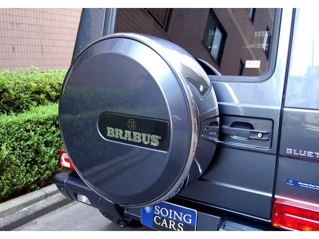 Ｇクラス Ｇ３５０　ブルーテック　ロング　ディーゼルターボ　４ＷＤ　ＢＲＡＢＵＳカスタム　２２ＡＷ　サイドマフラー　ファブリックシート　禁煙車（14枚目）