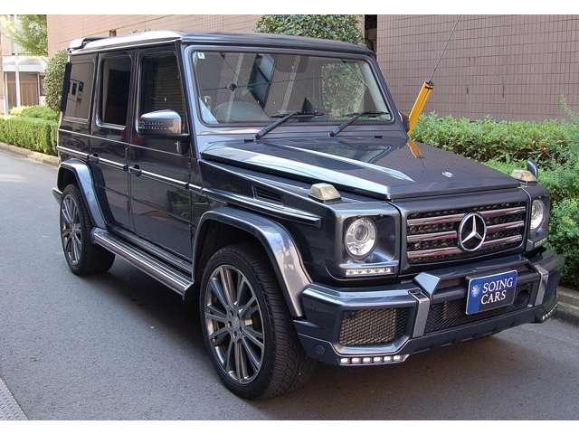 Ｇクラス Ｇ３５０　ブルーテック　ロング　ディーゼルターボ　４ＷＤ　ＢＲＡＢＵＳカスタム　２２ＡＷ　サイドマフラー　ファブリックシート　禁煙車（22枚目）