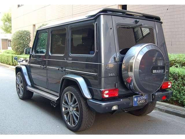 Ｇクラス Ｇ３５０　ブルーテック　ロング　ディーゼルターボ　４ＷＤ　ＢＲＡＢＵＳカスタム　２２ＡＷ　サイドマフラー　ファブリックシート　禁煙車（23枚目）