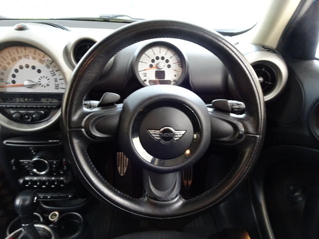 MINI クーパーS クロスオーバー 記録簿 禁煙車 スペアキー 純正アルミホイール HID ブラックモケットシート パドルシフト(37枚目)