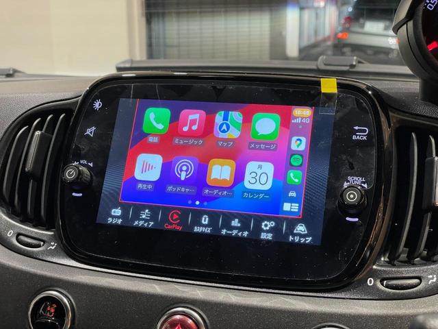 アバルト６９５ コンペティツィオーネ　レコードモンツッアマフラー　ｂｅａｔｓサウンド　Ｃａｒｐｌａｙ　リアパークセンサー　ｂｒｅｍｂｏキャリパー　キセノンヘッドライト　純正１７インチアルミ　当店デモカー（9枚目）