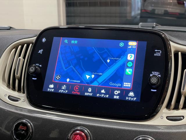 ５００ ツインエア　カルト　クルーズコントロール　バックカメラ　Ｃａｒｐｌａｙ　Ｂｌｕｅｔｏｏｔｈ　ＥＴＣ　ワンオーナー　当店下取り車（8枚目）