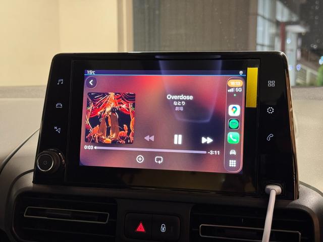 ベルランゴ シャイン ブルーHDi ACC ガラスルーフ サイド・バックカメラ Carplay 前後ドラレコ Bluetooth ETC 純正16インチアルミ(10枚目)