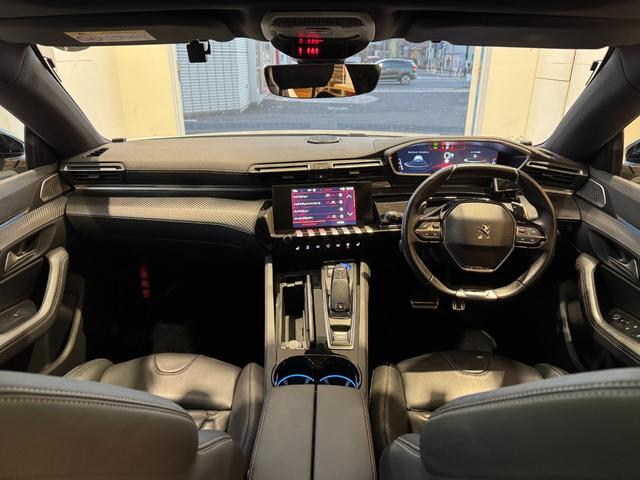 508 GTライン ACC レーンキープアシスト 衝突軽減ブレーキ 本革シート 純正ナビ Bカメラ ドラレコ サンルーフ Carplay フルセグ ETC 前後センサー LEDヘッドライト 純正アルミ(6枚目)