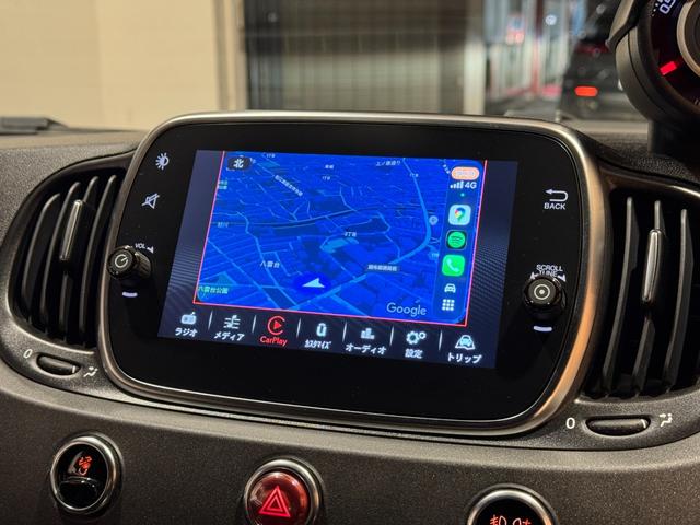 アバルト595 コンペティツィオーネ 5速MT レコードモンツァマフラー bremboキャリパー キセノン Carplay Bluetooth ETC リアパークセンサー 純正17インチアルミ(7枚目)