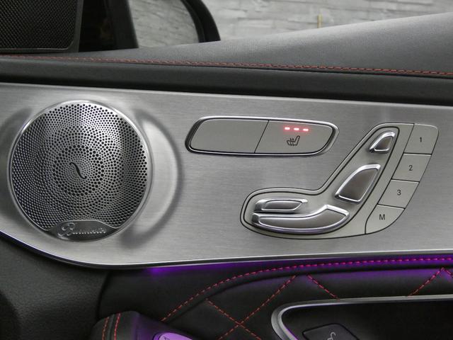 Ｃクラス Ｃ６３　Ｓ　エディション１　特別限定車　右Ｈ　ＲＳＰ　黒革　ＨＤＤナビ　ＴＶ　Ｂカメ　Ｐシート　ヒーター　Ｂｕｒｍｅｓｔｅｒ　エアバランス　Ｐトランク　ＨＵＤ　キーレスゴー　ＬＥＤヘッドライト　赤キャリパー　専用ＡＭＧ１９ＡＷ（15枚目）