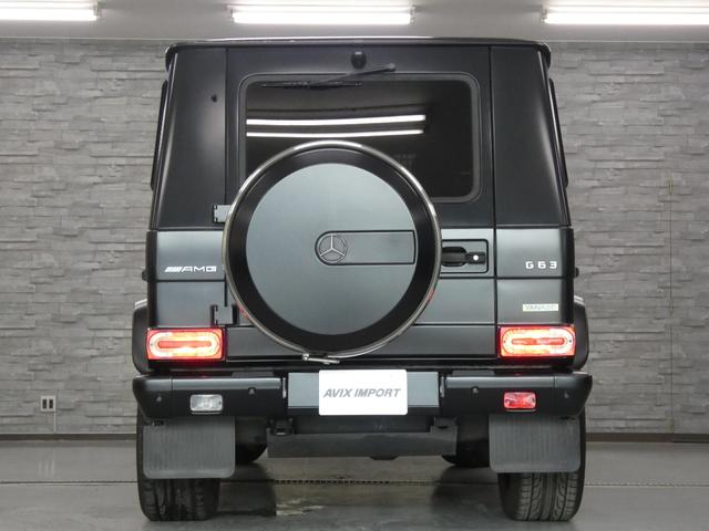Gクラス G63 V8ツインターボ 正規D車 designo外装色 エクスクルーシブインテリアPKG SR designo黒革 シートヒーター&ベンチレーター ナビ harman/kardon 純正S&Bカメラ PTS ディストロ&BSA 赤キャリパー 専用20AW(6枚目)