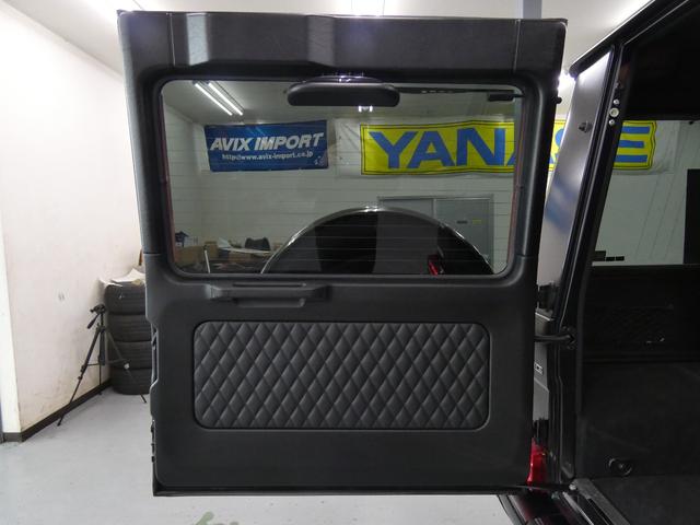 Gクラス G63 V8ツインターボ 正規D車 designo外装色 エクスクルーシブインテリアPKG SR designo黒革 シートヒーター&ベンチレーター ナビ harman/kardon 純正S&Bカメラ PTS ディストロ&BSA 赤キャリパー 専用20AW(35枚目)