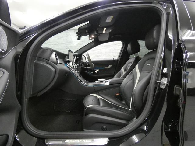 Cクラス C63 S V8ツインターボ 右H正規D車 EXC-PKG 黒革 シートヒーター 純正HDDナビ地デジ Burmesterサウンド Bカメラ&PTS レーダーセーフティPKG パナメリカーナグリル 赤キャリパー 専用19インチAW 禁煙車(9枚目)