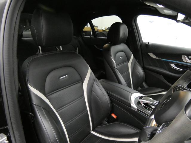 Cクラス C63 S V8ツインターボ 右H正規D車 EXC-PKG 黒革 シートヒーター 純正HDDナビ地デジ Burmesterサウンド Bカメラ&PTS レーダーセーフティPKG パナメリカーナグリル 赤キャリパー 専用19インチAW 禁煙車(27枚目)