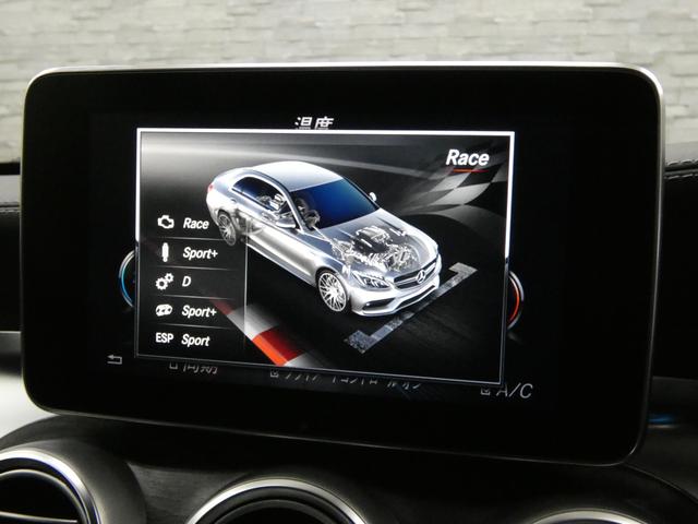 Cクラス C63 S V8ツインターボ 右H正規D車 EXC-PKG 黒革 シートヒーター 純正HDDナビ地デジ Burmesterサウンド Bカメラ&PTS レーダーセーフティPKG パナメリカーナグリル 赤キャリパー 専用19インチAW 禁煙車(43枚目)