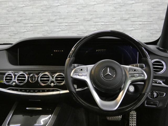 Ｓクラス Ｓ５６０ｅロング　ＡＭＧライン　後期最終　ショーファーＰＫＧ　ファーストクラスＰＫＧ　パノラミックＲ　黒革　全席シートヒーター＆ベンチレーター　４人乗り　純正ナビ地デジ　Ｂｕｒｍｅｓｔｅｒ＆リアエンターテイメント　全周カメラ＆ＰＴＳ　ＨＵＤ＆ＲＳＰ　純正１９ＡＷ（4枚目）