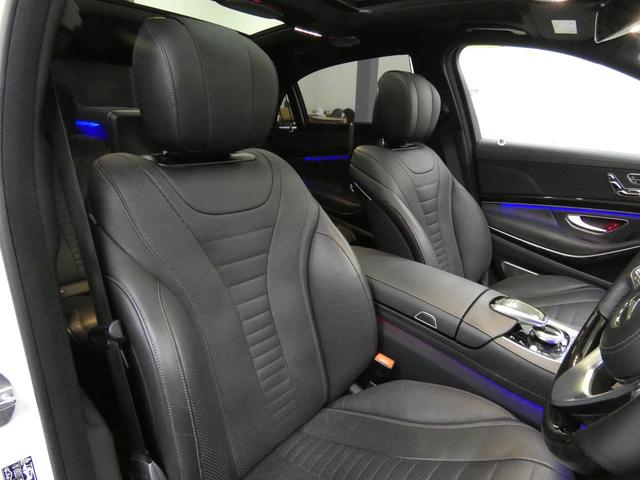 Ｓクラス Ｓ５６０ｅロング　ＡＭＧライン　後期最終　ショーファーＰＫＧ　ファーストクラスＰＫＧ　パノラミックＲ　黒革　全席シートヒーター＆ベンチレーター　４人乗り　純正ナビ地デジ　Ｂｕｒｍｅｓｔｅｒ＆リアエンターテイメント　全周カメラ＆ＰＴＳ　ＨＵＤ＆ＲＳＰ　純正１９ＡＷ（11枚目）