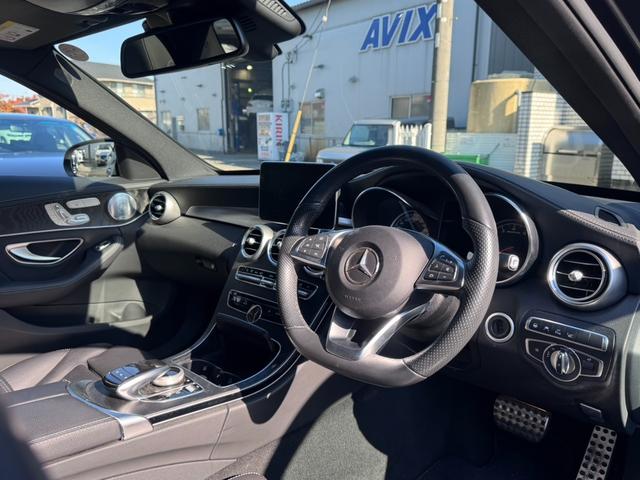 Ｃクラス Ｃ４３　４マチック　Ｖ６ツインターボ　前期最終　右Ｈ正規Ｄ車　エクスクルーシブＰＫＧ　パノラミックＲ　黒革　シートヒーター　純正ＨＤＤナビ地デジ　Ｂｕｒｍｅｓｔｅｒサウンド　Ｂカメラ＆ＰＴＳ　ＨＵＤ＆レーダーセーフティＰＫＧ　純正１９インチＡＷ　禁煙　１オーナー（3枚目）