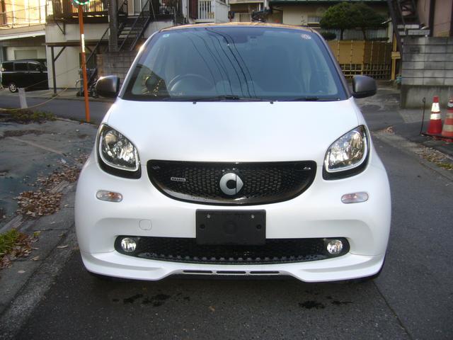 スマートフォーツークーペ BRABUS エクスクルーシブ フルセグTVナビ ETC ドライブレコーダー 本革シート シートヒーター(3枚目)