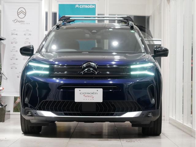 C5エアクロス シャイン ブルーHDi ドラレコ前後 ETC 自動軽減ブレーキ LEDヘッドライト 電動テールゲート ACC BSM グリップコントロール (ブルーエクリプス) 純正キャリアバー 弊社管理車両(3枚目)