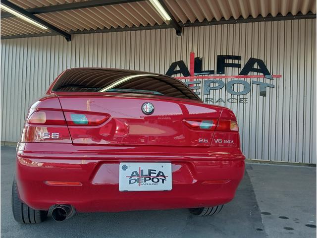 アルファ156 2.5 V6 24V 外装全塗装仕上げ済み 6速MT シングル触媒フェイズ1モデル REGOエキゾースト KONIショック交換済み(3枚目)