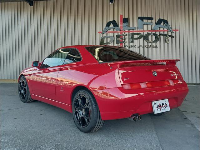 アルファGTV 3.0 V6 24V ASSOエキゾーストマニホールド、キダスペシャルフロントパイプ、RAGAZZONストレートリアマフラー、フロントスポイラー、GTA純正17インチアルミ(9枚目)