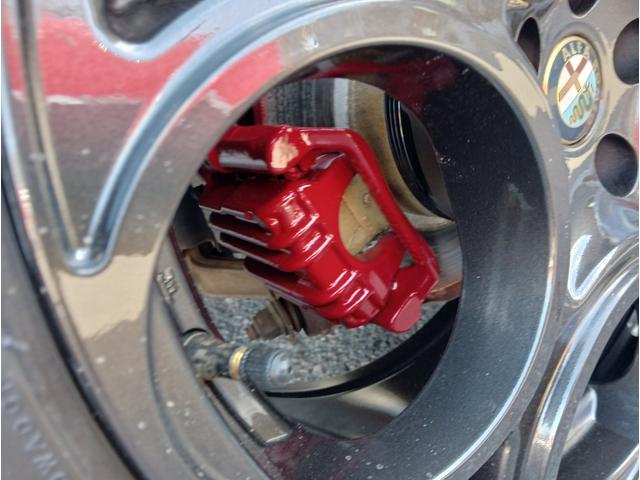 アルファGTV 3.0 V6 24V ASSOエキゾーストマニホールド、キダスペシャルフロントパイプ、RAGAZZONストレートリアマフラー、フロントスポイラー、GTA純正17インチアルミ(25枚目)