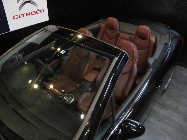 CC グリフ ワンオーナー 後期型 禁煙車 4人乗りオープンカー ハードトップ ブラウンレザー シートヒーター 1.6Lターボ アイシン製6速AT 社外フルセグTVナビ Bluetooth 純正17インチAW(70枚目)