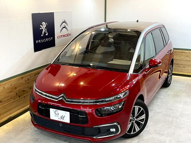 グランドC4 スペースツアラー シャイン ブルーHDi 直列4気筒ディーゼルターボエンジン レザーシート&オットマン 6速AT 3列7人乗りパノラマルーフ 純正フルセグTVナビ AppleCarPlay Bluetooth 全周囲カメラ 純正17インチAW(2枚目)