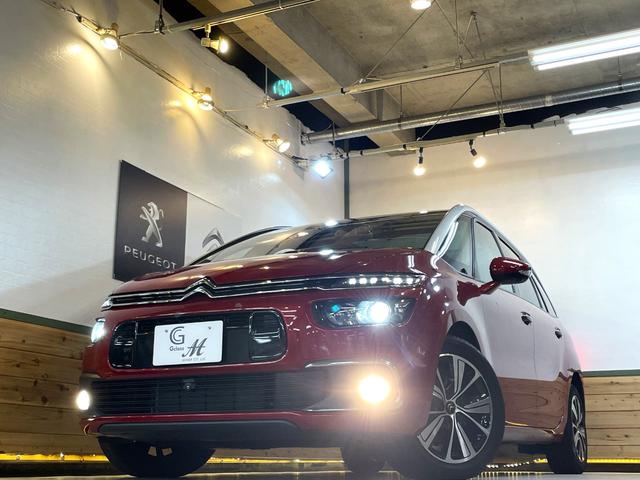 グランドC4 スペースツアラー シャイン ブルーHDi 直列4気筒ディーゼルターボエンジン レザーシート&オットマン 6速AT 3列7人乗りパノラマルーフ 純正フルセグTVナビ AppleCarPlay Bluetooth 全周囲カメラ 純正17インチAW(54枚目)