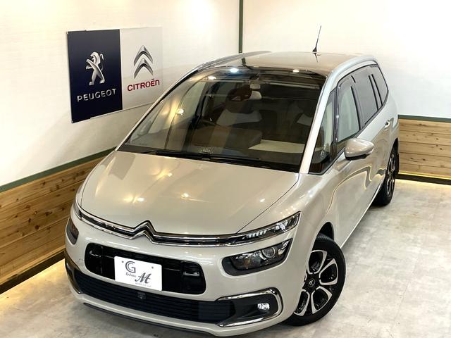 グランドＣ４ スペースツアラー シャイン　ブルーＨＤｉ　希少レザーシート（マッサージ機能付）　２Ｌディーゼルターボ　８速ＡＴ　３列７人乗　Ｍｉｒｒｏｒ　Ｌｉｎｋ　ＥＴＣ　人気色サーブル　シートヒーター　助手席オットマン　アダプティブクルーズコントロール（2枚目）