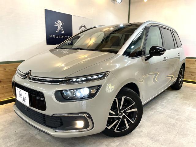 グランドC4 スペースツアラー シャイン ブルーHDi 希少レザーシート(マッサージ機能付) 2Lディーゼルターボ 8速AT 3列7人乗 前後ドラレコ Mirror Link ETC シートヒーター 助手席オットマン アダプティブクルーズコントロール(55枚目)