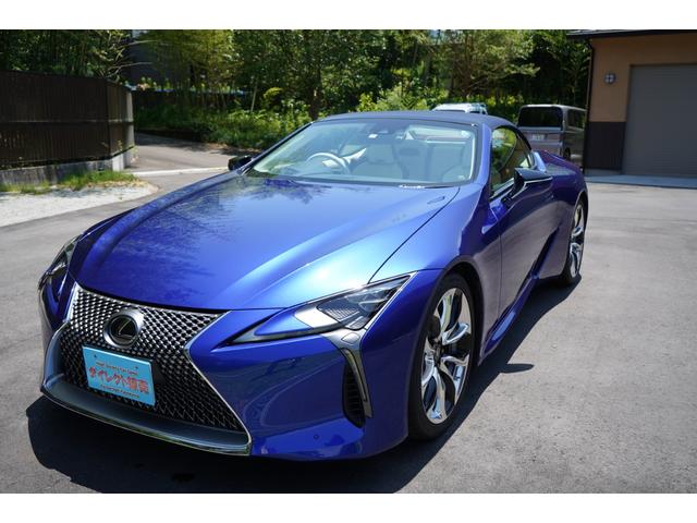 ＬＣ ＬＣ５００　コンバーチブル　ストラクチュラルブルー　限定６０台　ワンオーナー　マークレビンソン　禁煙車　フルボディプロテクションフィルム施工済み　専用内装色＜ライムストーン＞　特別仕様専用スカッフプレート（ＣＦＲＰ）　２１インチ鍛造アルミホイール（5枚目）