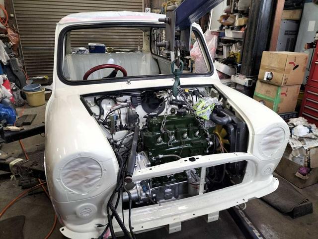 ＭＩＮＩ 　モーリス　クーパーＳ　ＭＫ－１　仕様　ＫＯＢＲＡシート　１０インチキット　エアコン付き（右側吹き出し口有り）　センターメーター　ドア＆フロントリップパネルＭＫ－１仕様（8枚目）