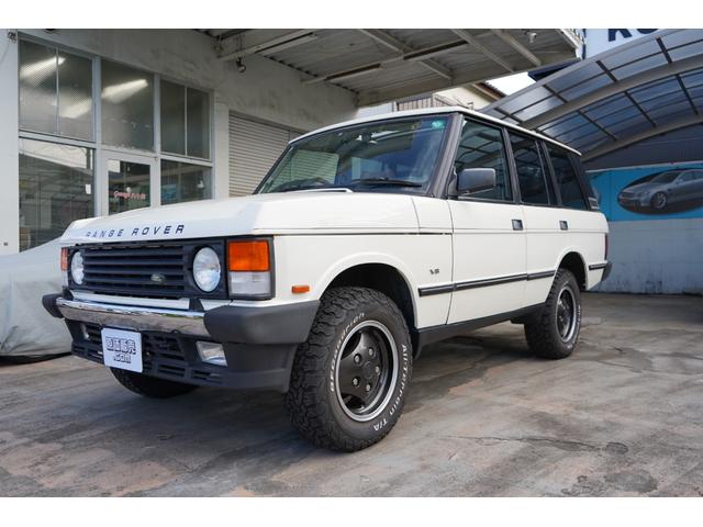 レンジローバー  コイルサスコンバージョンキット構造変更済み ベージュレザーシート ムーンルーフ 純正16インチAW BF GOODrich パイオニアカーAV Apple Cae Play 前後ドラレコ ウッドパネル(3枚目)