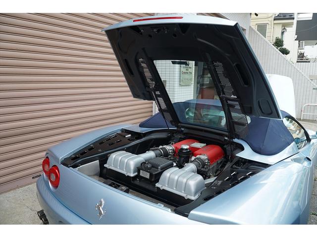 360 F1スパイダー ジャパンプレミア展示車両 ベタツキ除去済み 整備済み グリジオアロイ クレマレザー イエローキャリパー ヘッドレスト刺繍 HDDナビTV 360度ドラレコ 純正18AW 整備記録簿 ディーラー車(43枚目)