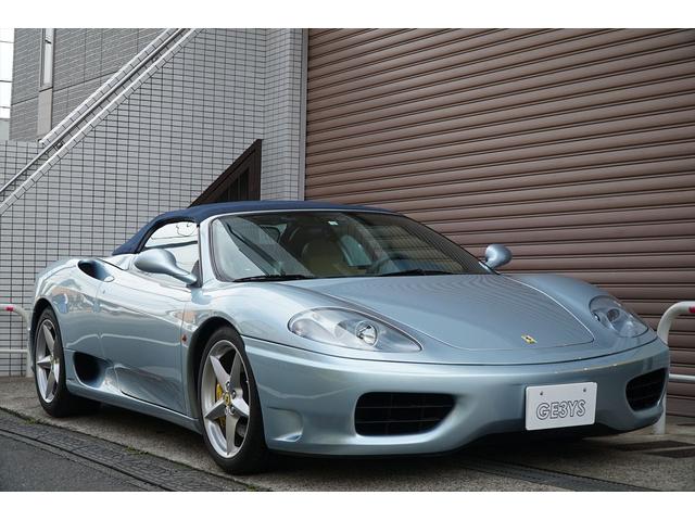 360 F1スパイダー ジャパンプレミア展示車両 ベタツキ除去済み 整備済み グリジオアロイ クレマレザー イエローキャリパー ヘッドレスト刺繍 HDDナビTV 360度ドラレコ 純正18AW 整備記録簿 ディーラー車(49枚目)