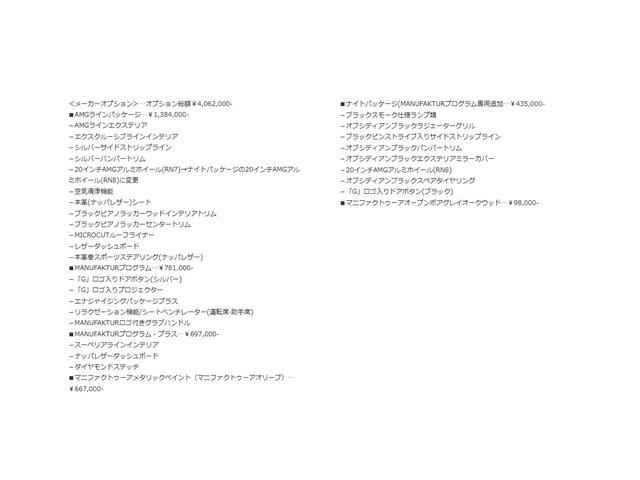 Ｇクラス Ｇ４５０ｄ　ＡＭＧラインパッケージ　マヌファクトゥーアプログラム　マヌファクトゥーアプログラムプラス　ナイトパッケージ　マヌファクトゥーアオリーブ　プラチナホワイトレザー　セラミックプロイオン＆インテリアコーティング施工済み　新車保証付（3枚目）