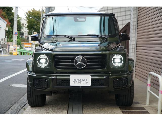 Ｇクラス Ｇ４５０ｄ　ＡＭＧラインパッケージ　マヌファクトゥーアプログラム　マヌファクトゥーアプログラムプラス　ナイトパッケージ　マヌファクトゥーアオリーブ　プラチナホワイトレザー　セラミックプロイオン＆インテリアコーティング施工済み　新車保証付（8枚目）