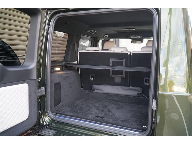 Ｇクラス Ｇ４５０ｄ　ＡＭＧラインパッケージ　マヌファクトゥーアプログラム　マヌファクトゥーアプログラムプラス　ナイトパッケージ　マヌファクトゥーアオリーブ　プラチナホワイトレザー　セラミックプロイオン＆インテリアコーティング施工済み　新車保証付（26枚目）