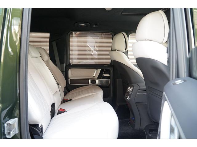 Ｇクラス Ｇ４５０ｄ　ＡＭＧラインパッケージ　マヌファクトゥーアプログラム　マヌファクトゥーアプログラムプラス　ナイトパッケージ　マヌファクトゥーアオリーブ　プラチナホワイトレザー　セラミックプロイオン＆インテリアコーティング施工済み　新車保証付（33枚目）