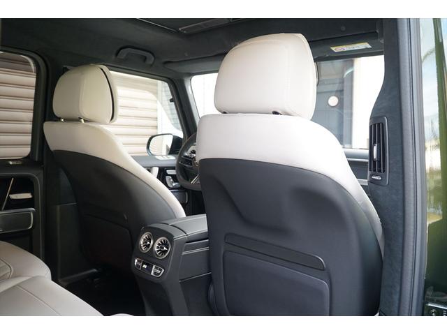 Ｇクラス Ｇ４５０ｄ　ＡＭＧラインパッケージ　マヌファクトゥーアプログラム　マヌファクトゥーアプログラムプラス　ナイトパッケージ　マヌファクトゥーアオリーブ　プラチナホワイトレザー　セラミックプロイオン＆インテリアコーティング施工済み　新車保証付（47枚目）